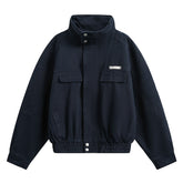 Clothing Style Distressed Stand Collar Mens New Street Coat